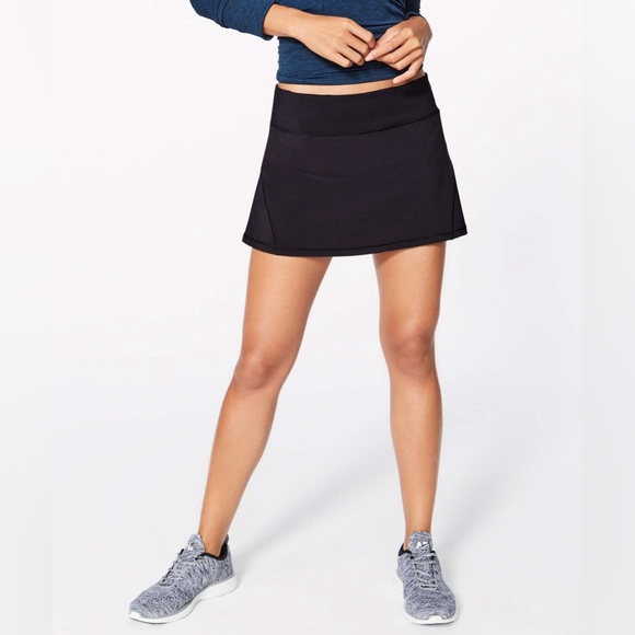 lululemon athletica Pants - Vtg rare Lululemon Circuit Breaker pleated Skort II black size 6 women’s